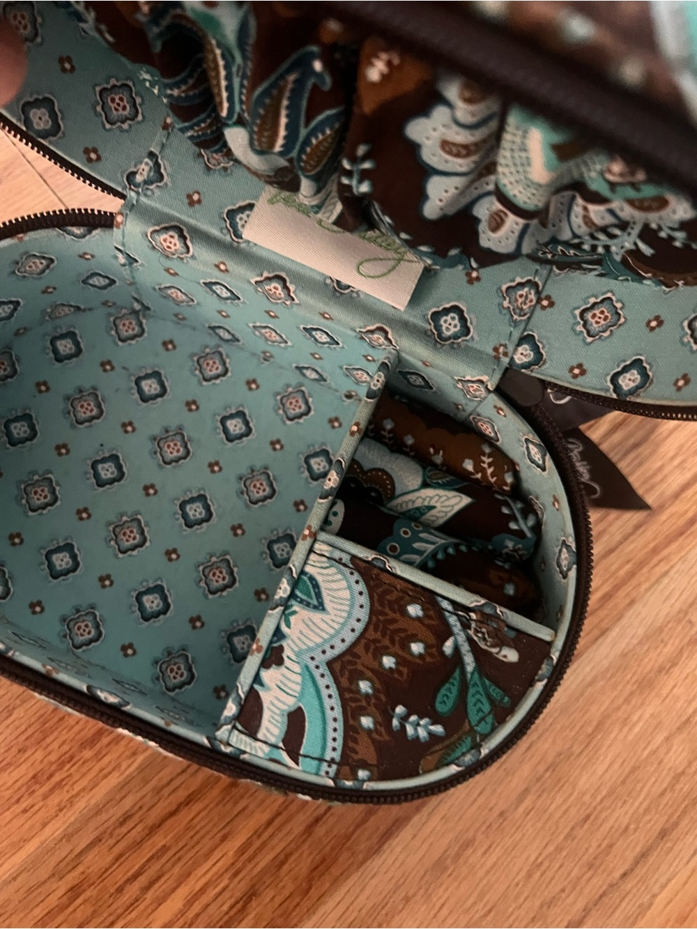 Vera Bradley Java Blue travel lot 5 piece set - Picture 4 of 15
